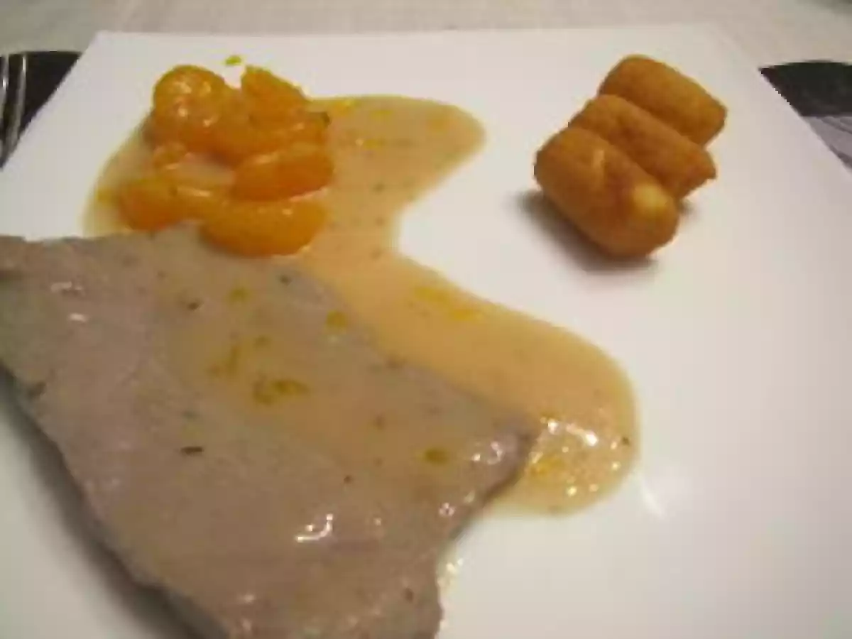 Escaloppes de veau aux mandarines - photo 2
