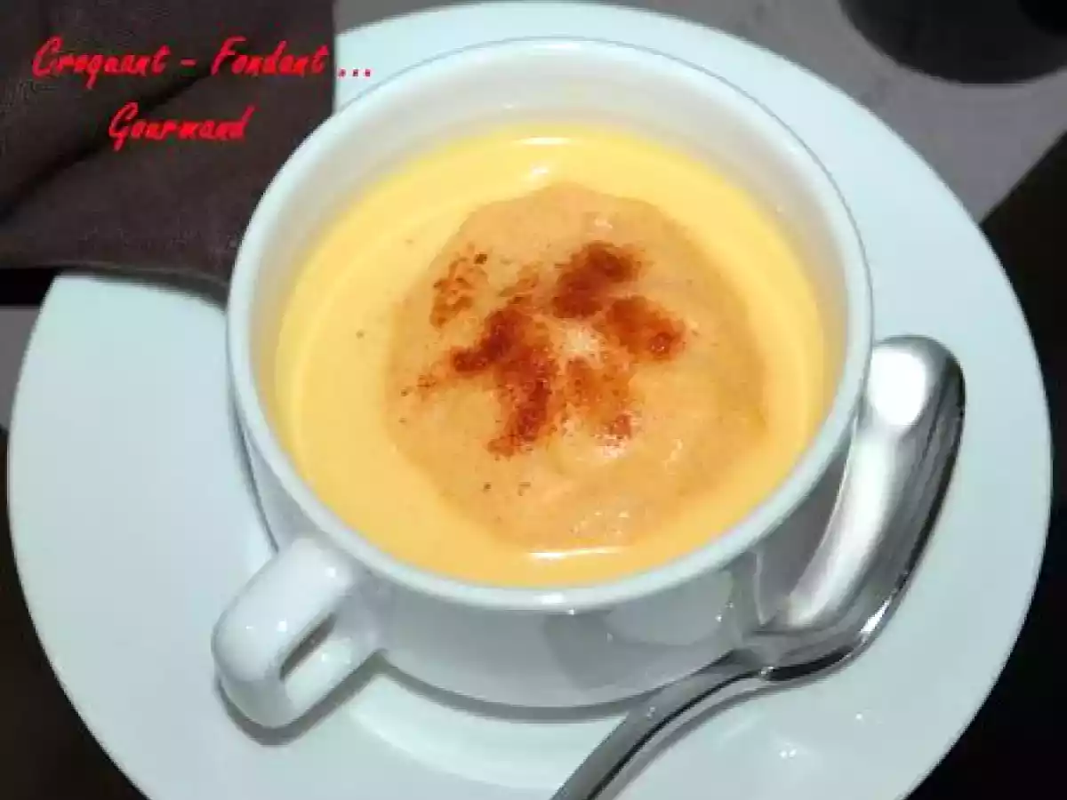 ESPUMA de POTIRON, NUAGE de PAPRIKA
