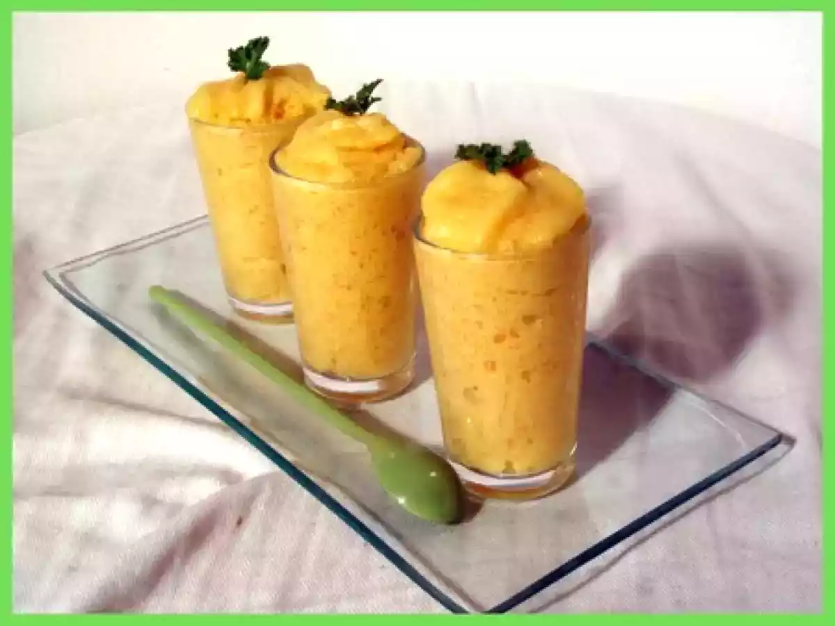 Espuma de potiron où la mousse aérienne qui pétille en bouche