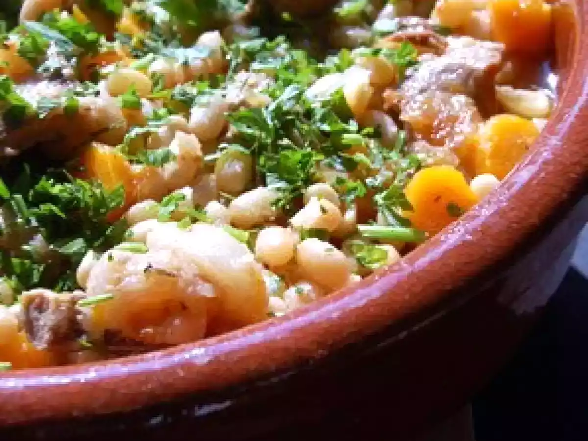 Estouffade d'agneau au Tariquet (mijoté avec des haricots...) - photo 2