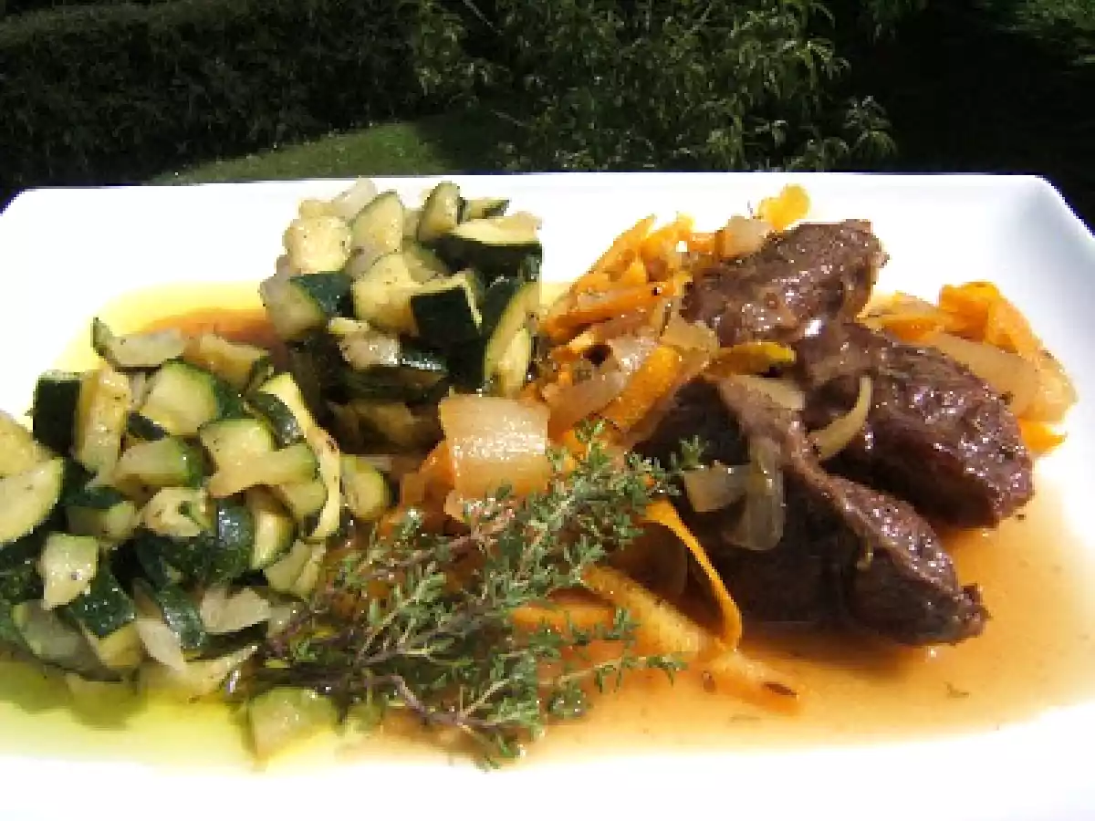 Estouffade de joues de porc au miel et agrumes - photo 2