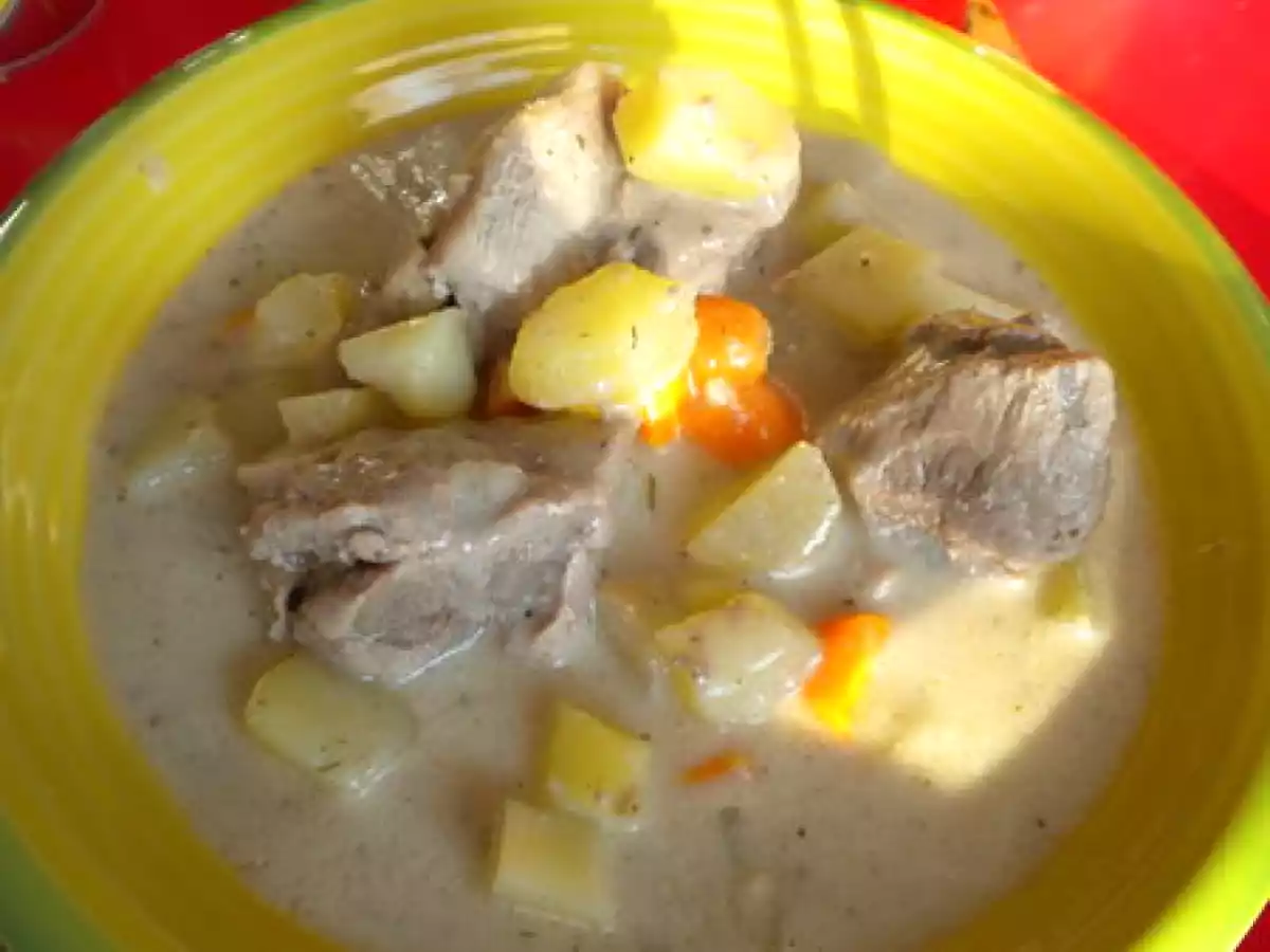 Estouffade de Veau à la crème et à l'Aneth