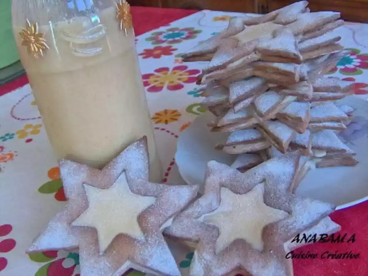 Etoiles à la liqueur d'oeufs