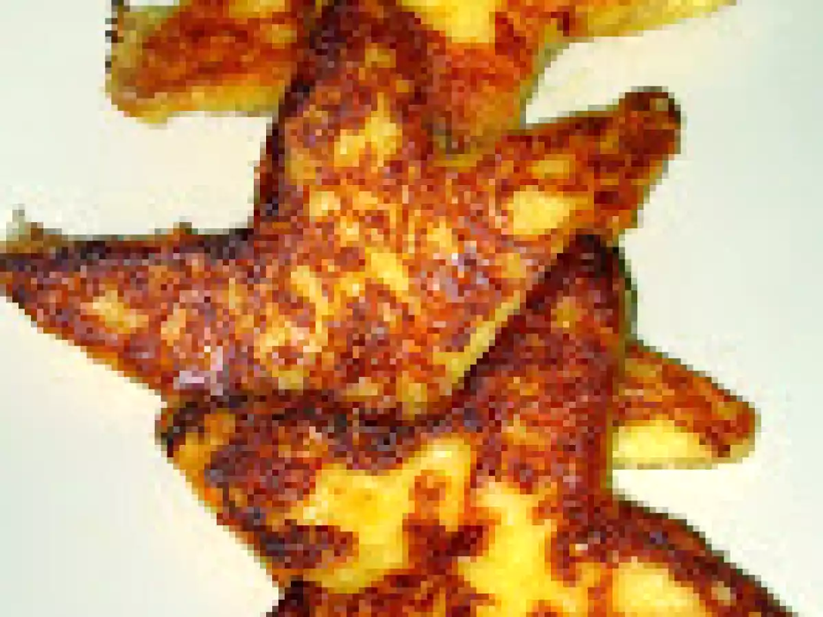 Etoiles filantes de pomme de terre à l'emmental