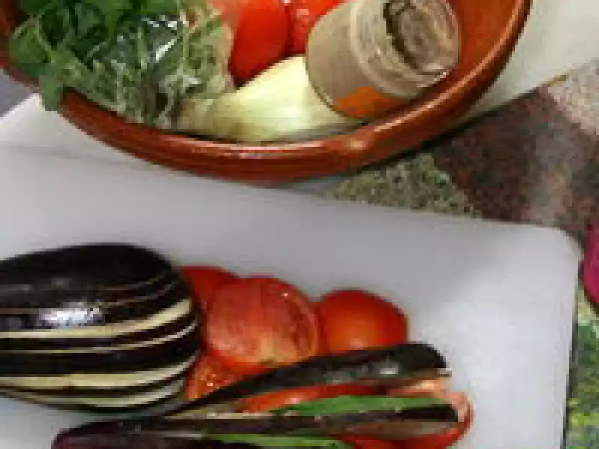 EVENTAIL D'AUBERGINE SORBET D'OLIVES NOIRES - photo 2