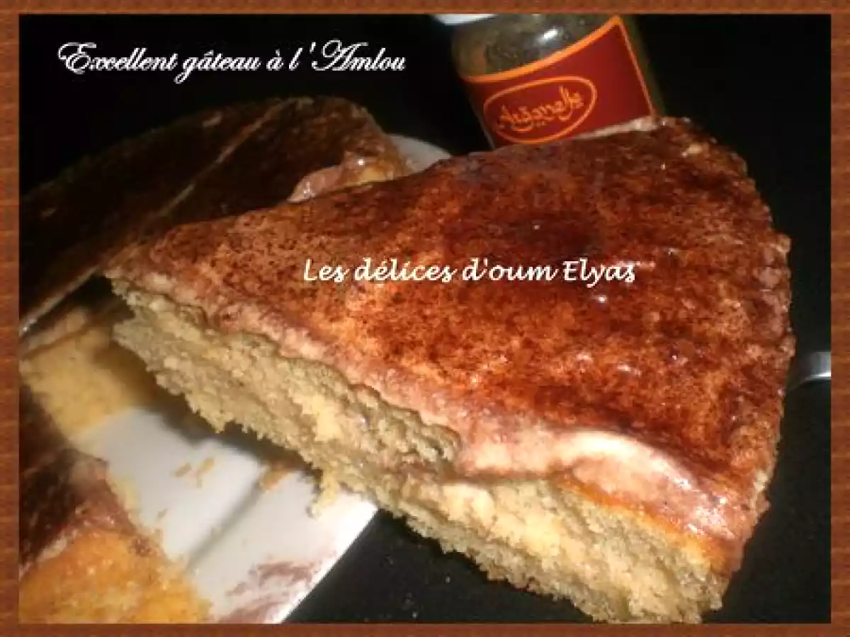 Excellent gâteau à l'Amlou