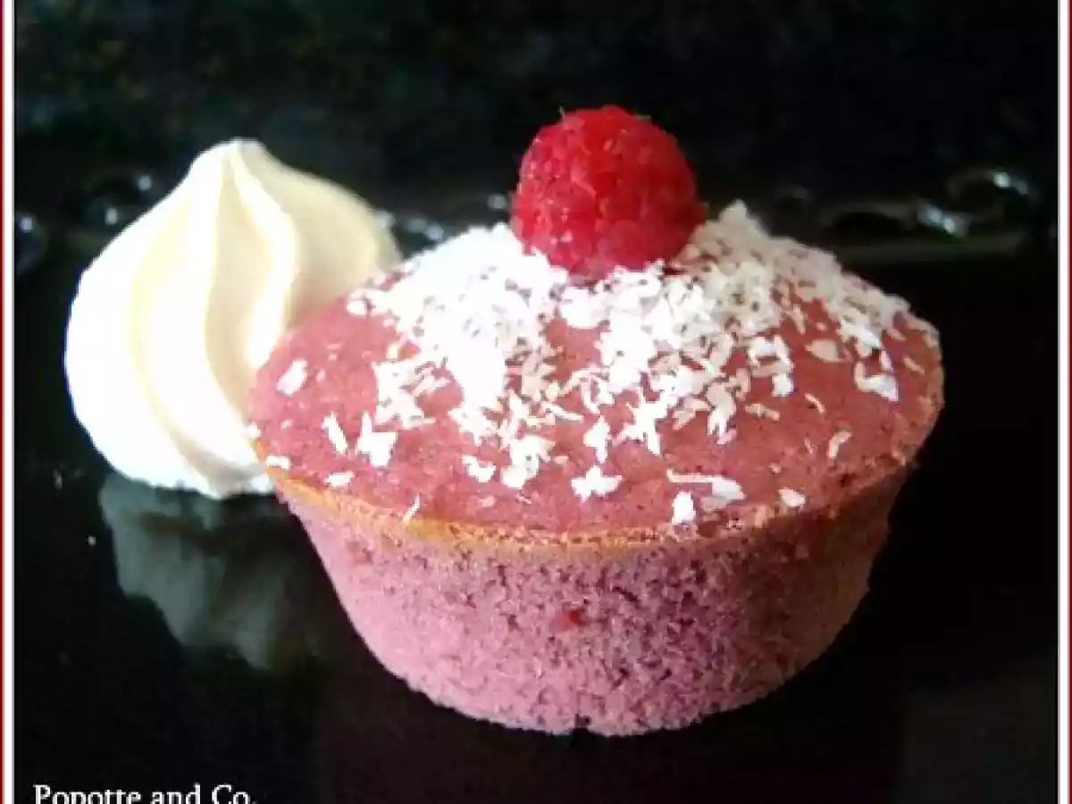 Extra moelleux framboises coeur coulant chocolat blanc