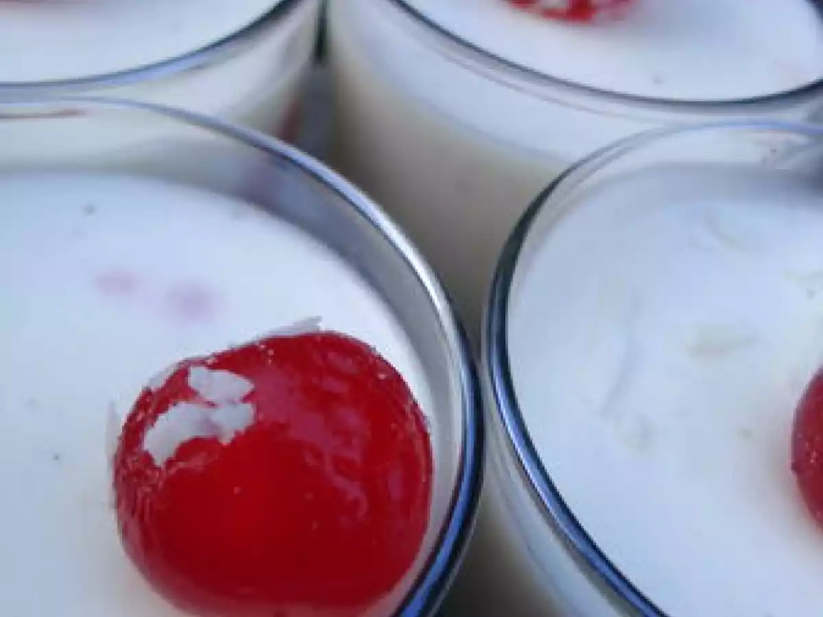 Façon blanc manger : verrine coco-cerises - photo 4