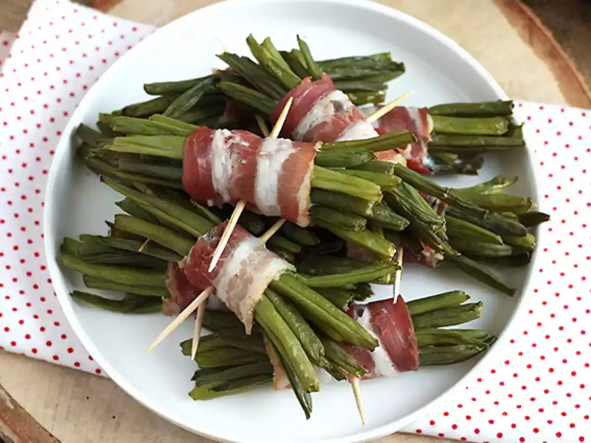 Fagots de haricots verts et poitrine fumée - photo 4