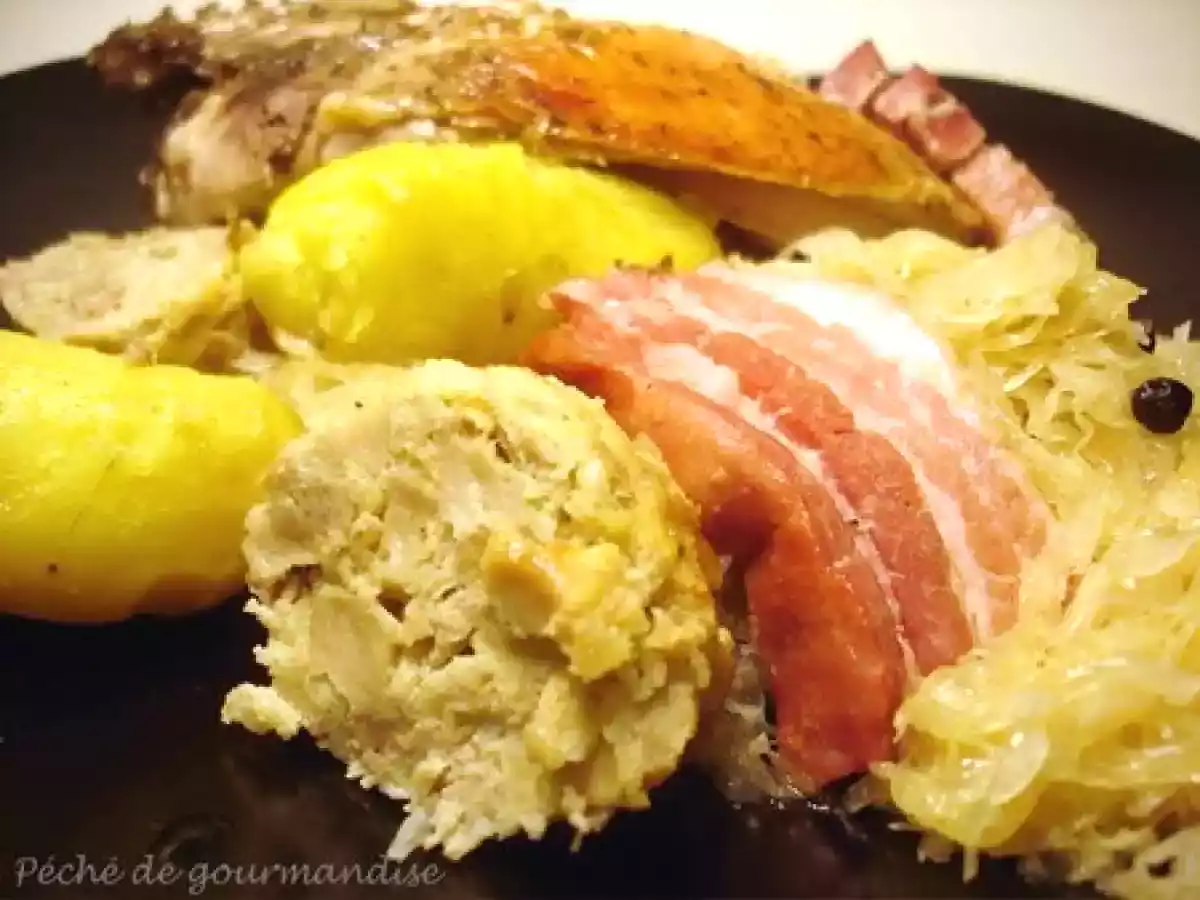 Faisan (ou pintade) à l'alsacienne - photo 2