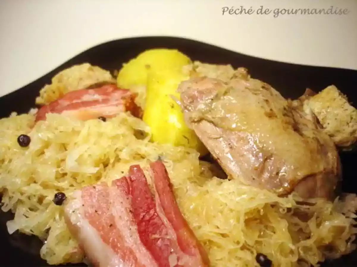 Faisan (ou pintade) à l'alsacienne - photo 3