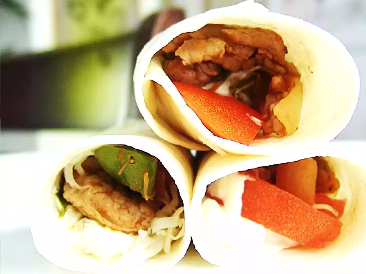 Fajitas au filet de porc