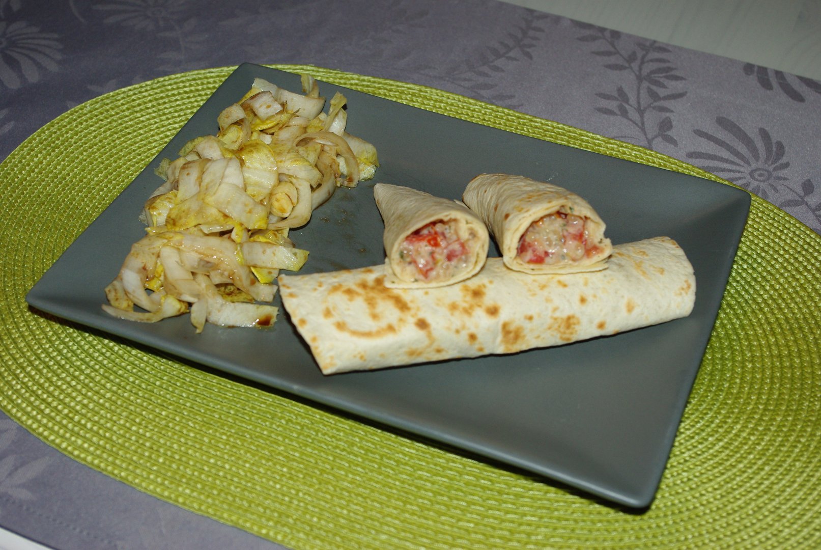 Fajitas d'orge perle et ricotta - Recette Ptitchef