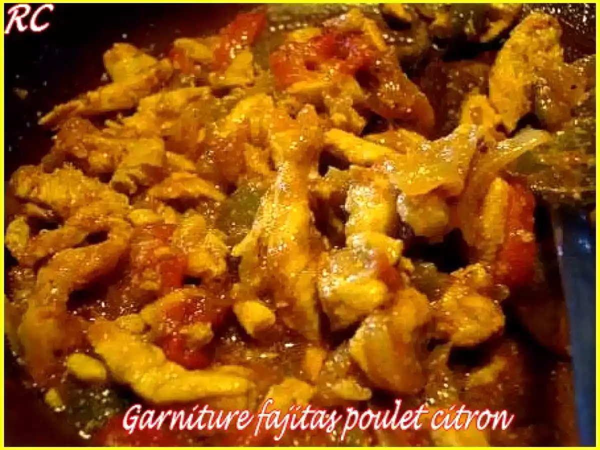 Fajitas mexicaines au poulet