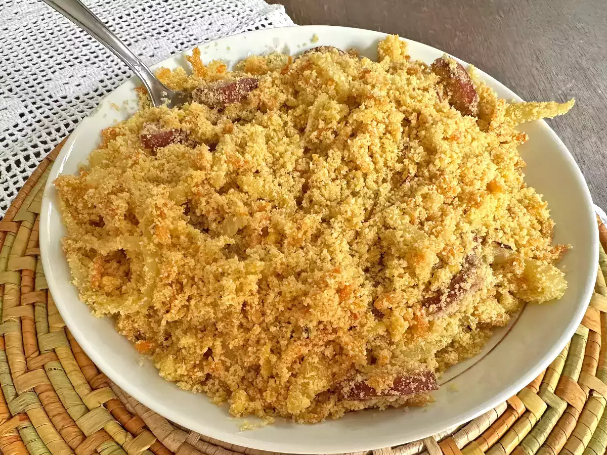 Farofa brésilienne à la saucisse calabraise - photo 2