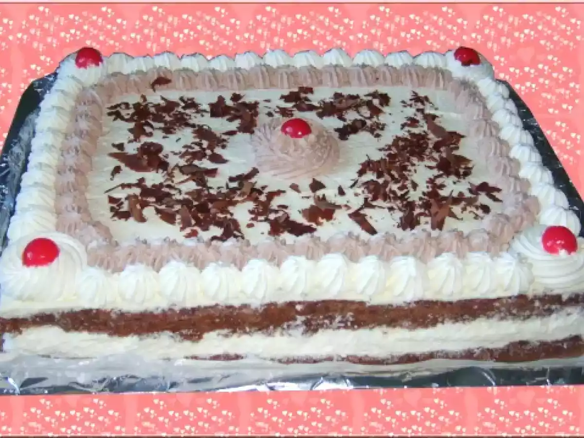 Fausse fôret noire aux poires