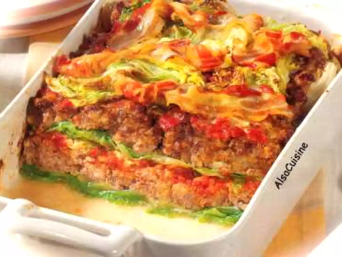 Fausses lasagnes aux chou frisé