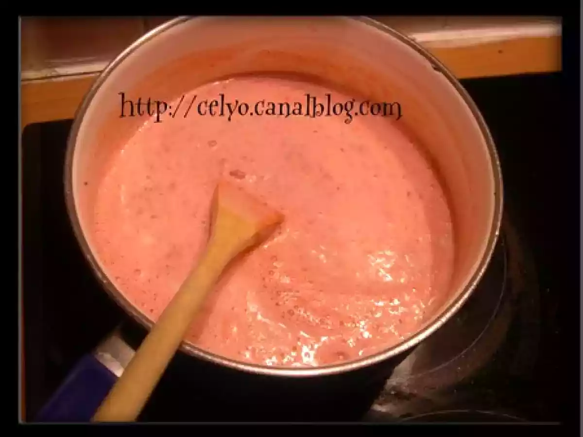 Faux Bavarois à la fraise et à l'Agar Agar - photo 3