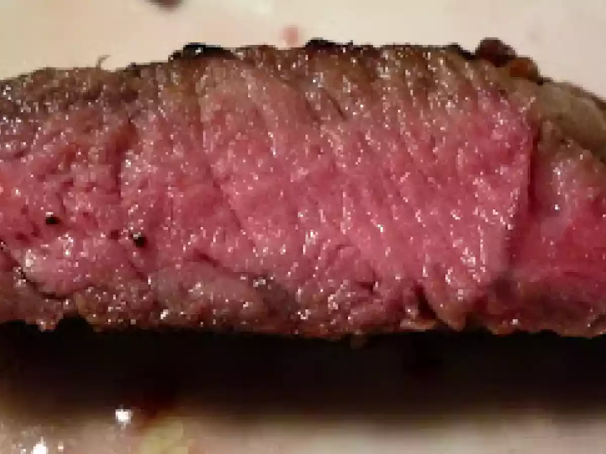 Faux Filet avec une pipérade aux haricots plats - photo 3