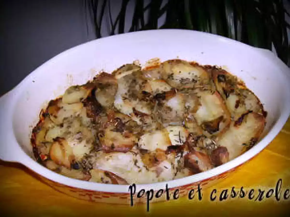 Faux gratin dauphinois aux herbes