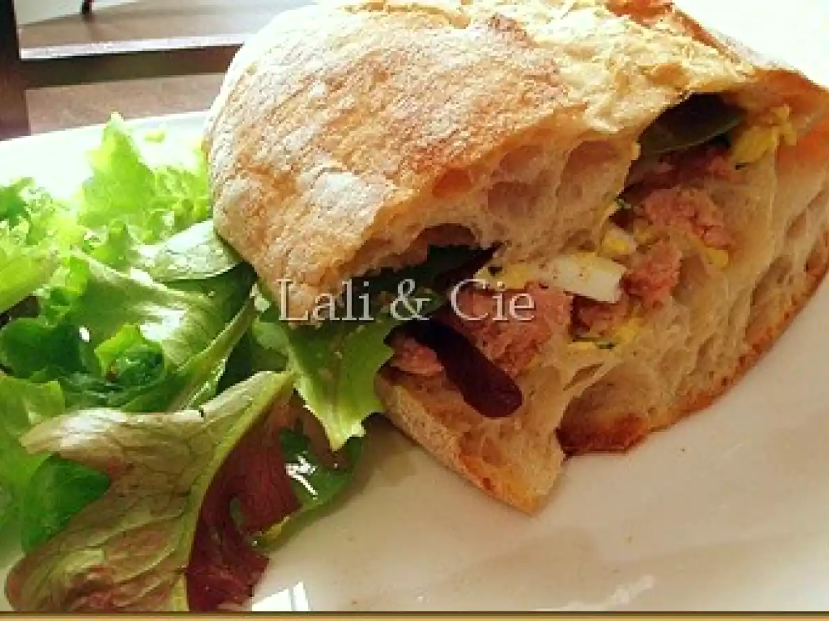 Faux Pan Bagnat et sa sauce gribiche