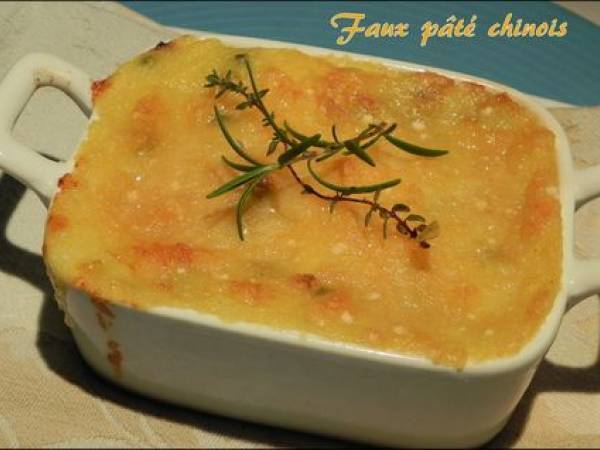 Faux pâté chinois à la polenta, sans gluten