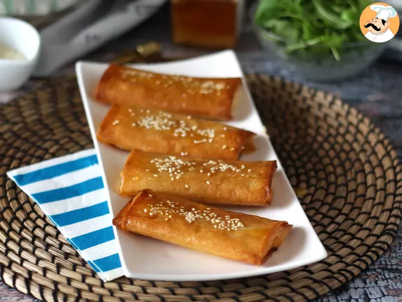 Feta Saganaki, la recette grecque des croustillants de feta et miel, photo 2