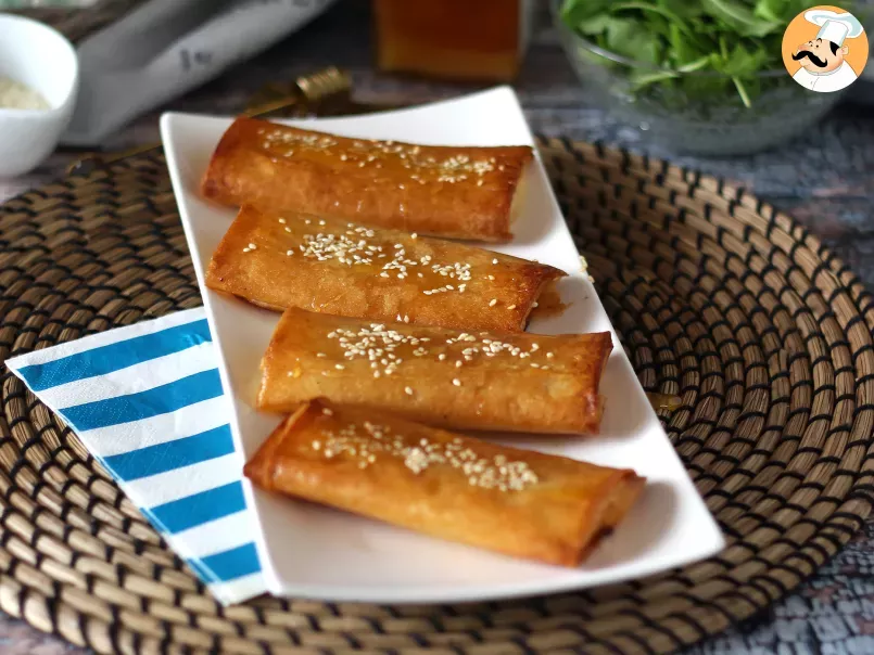 Feta Saganaki, la recette grecque des croustillants de feta et miel, photo 5