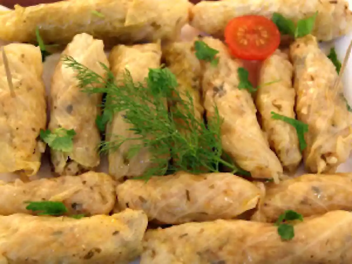 Feuilles de chou farcies à l'Egyptienne.