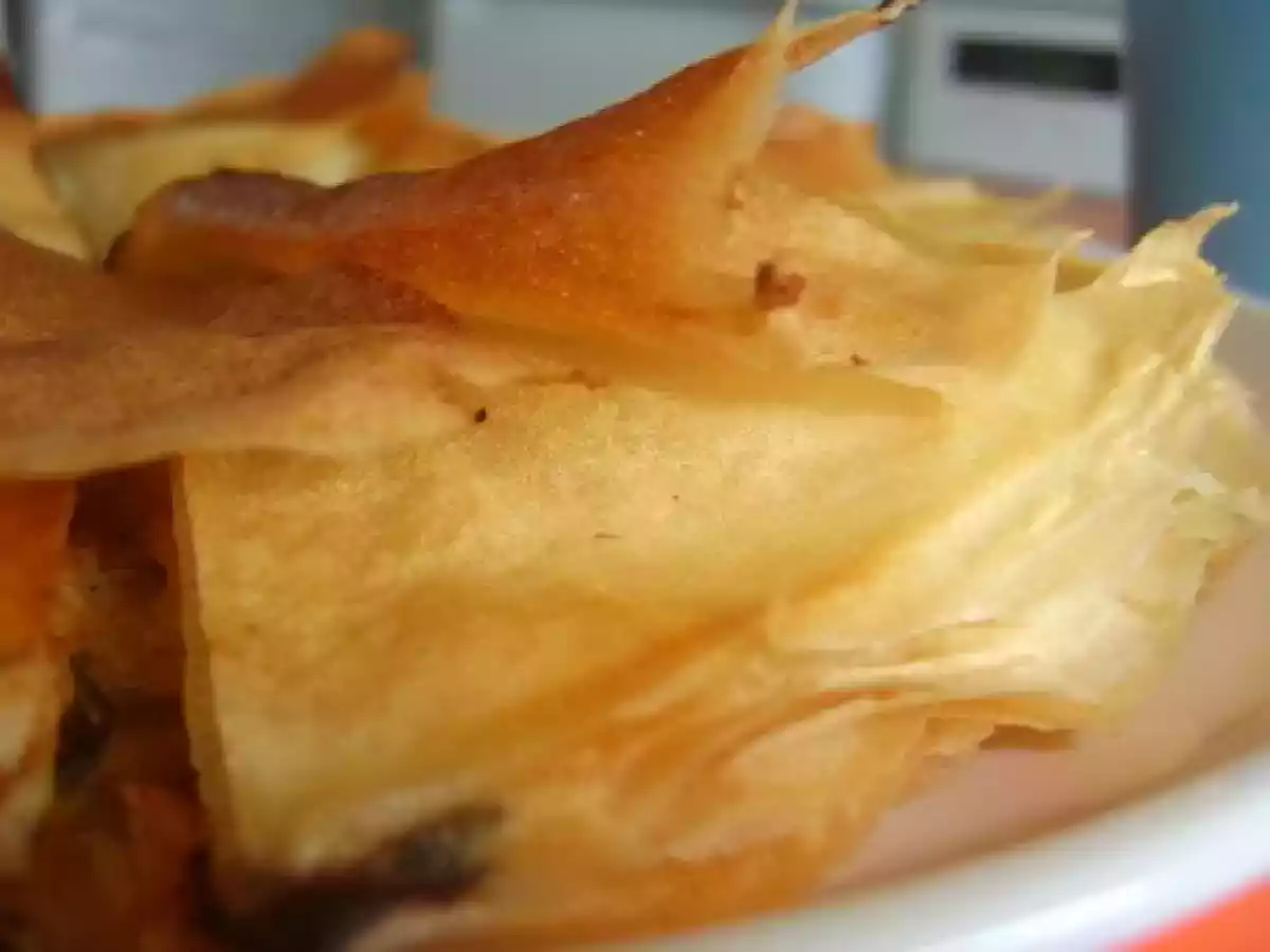 Feuilleté aux poireaux et fromage ail / fines herbes - photo 2