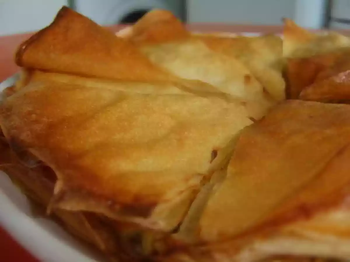 Feuilleté aux poireaux et fromage ail / fines herbes - photo 3