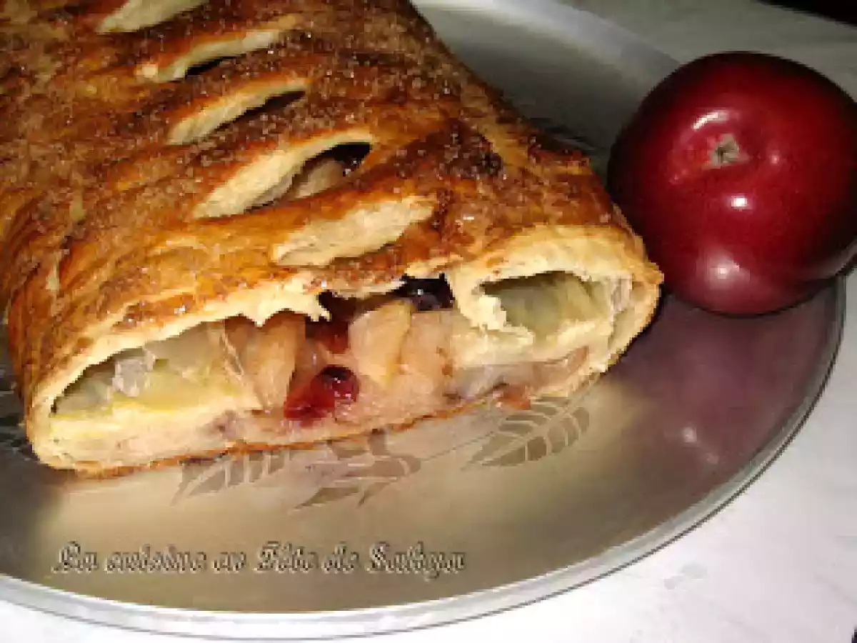 Feuilleté aux Pommes, Miel et Canneberges - photo 2