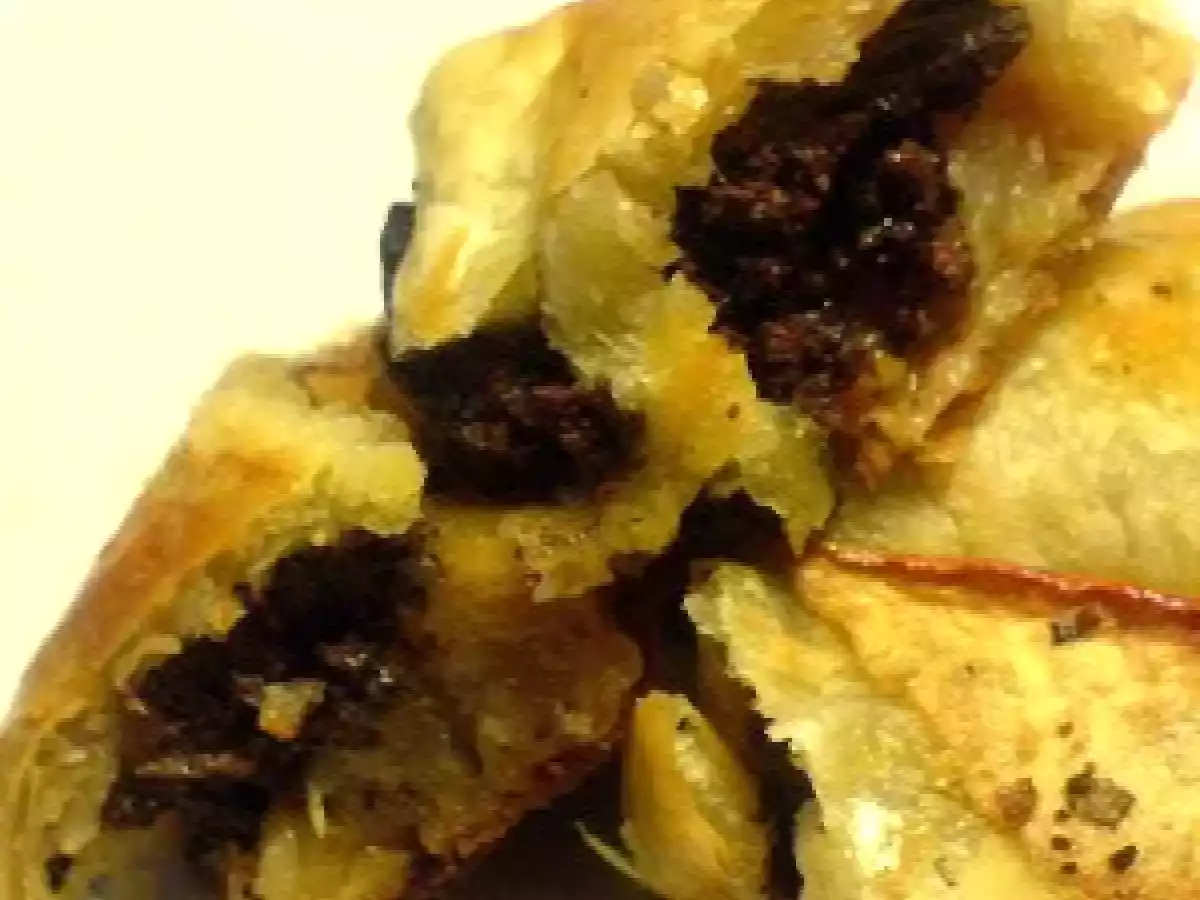 Feuilleté de Boudin Noir Sarthois au Wok Poires Pêche Gingembre - photo 4