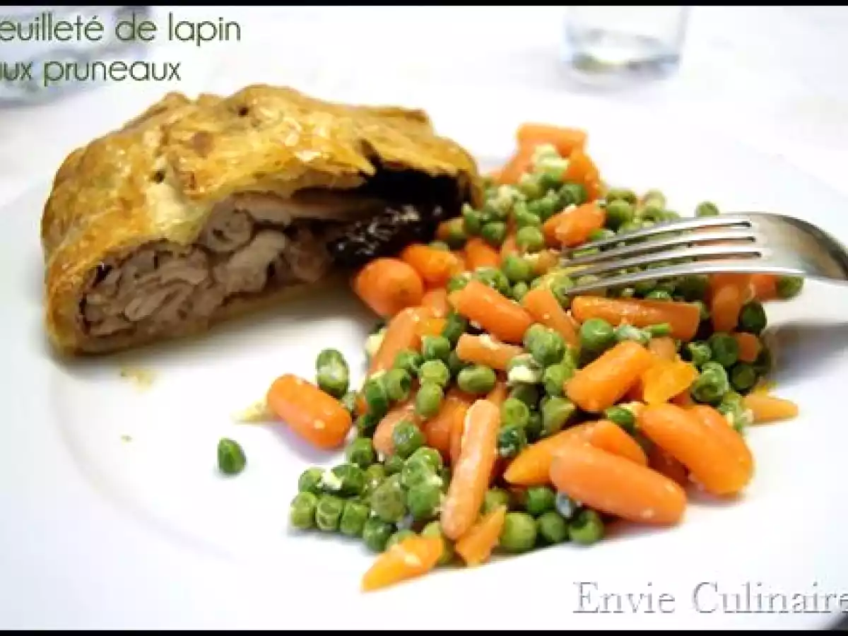 Feuilleté de lapin aux pruneaux - photo 2