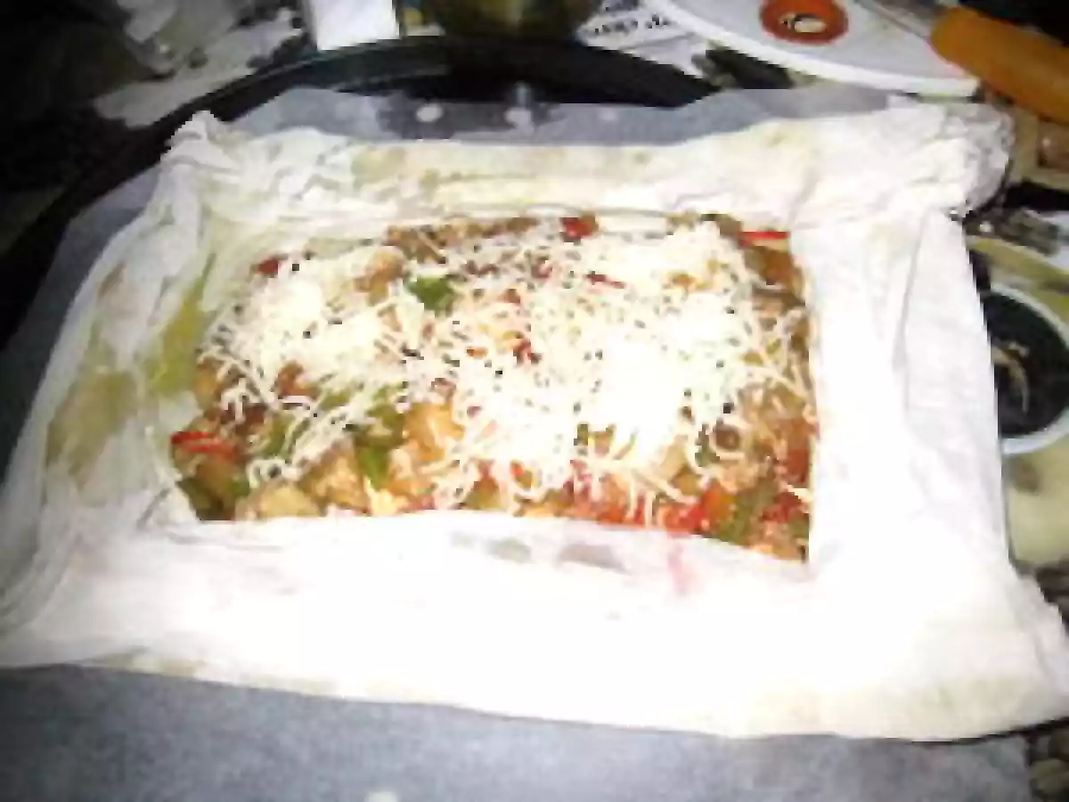 Feuilleté de légumes (pâte filo) (strudel) - photo 4