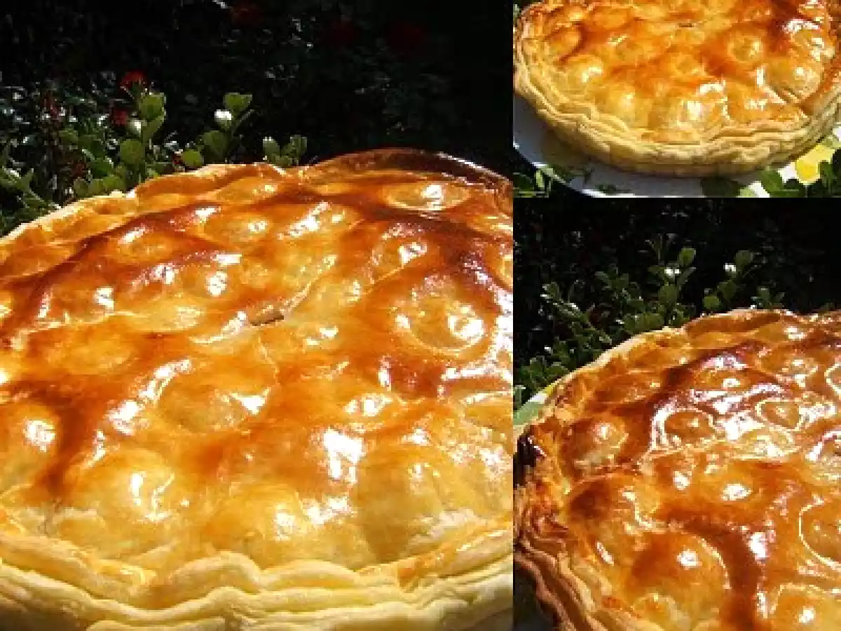 Feuilleté de rillettes d'oie aux abricots