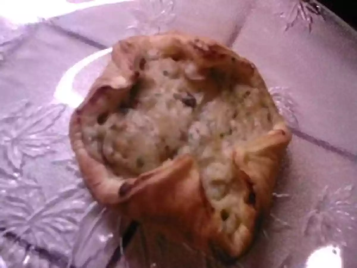 Feuilleté de saint Jacques aux champignons