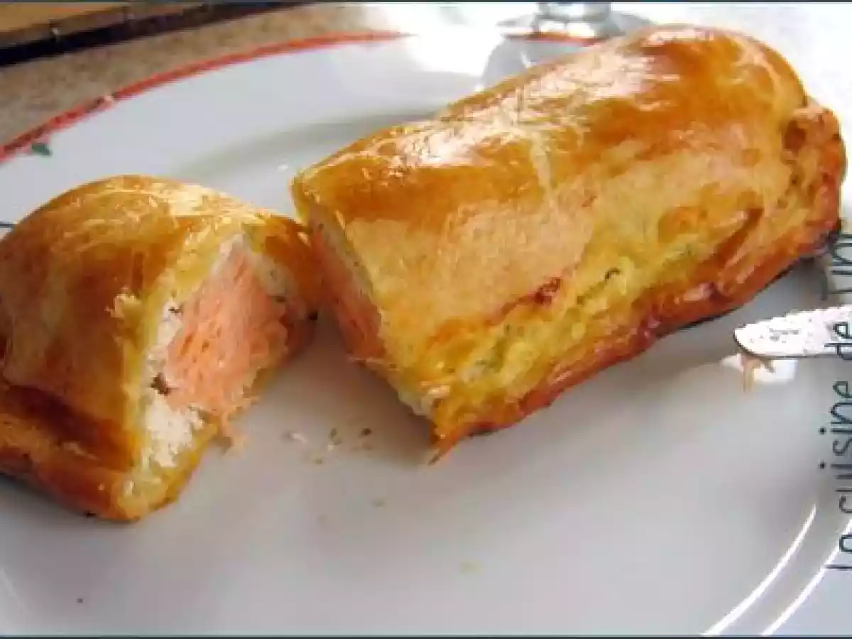 Feuilleté de saumon aux herbes - photo 3