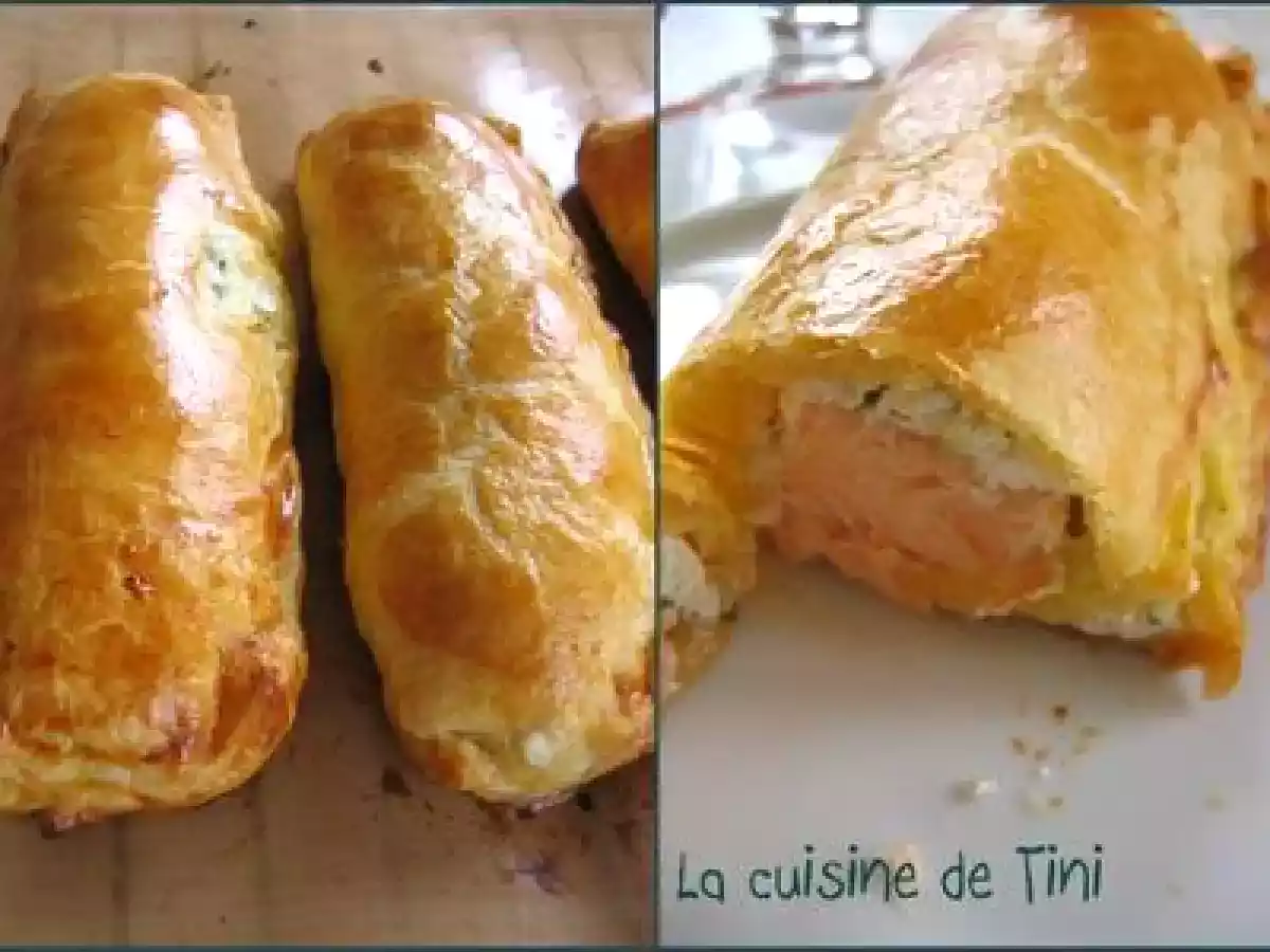 Feuilleté de saumon aux herbes - photo 4