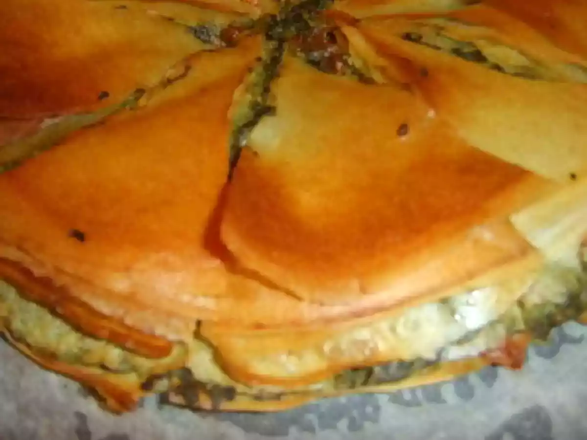 Feuilleté épinard - chèvre et noix