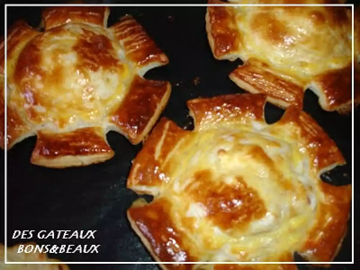 FEUILLETE FROMAGE ET SALAMI