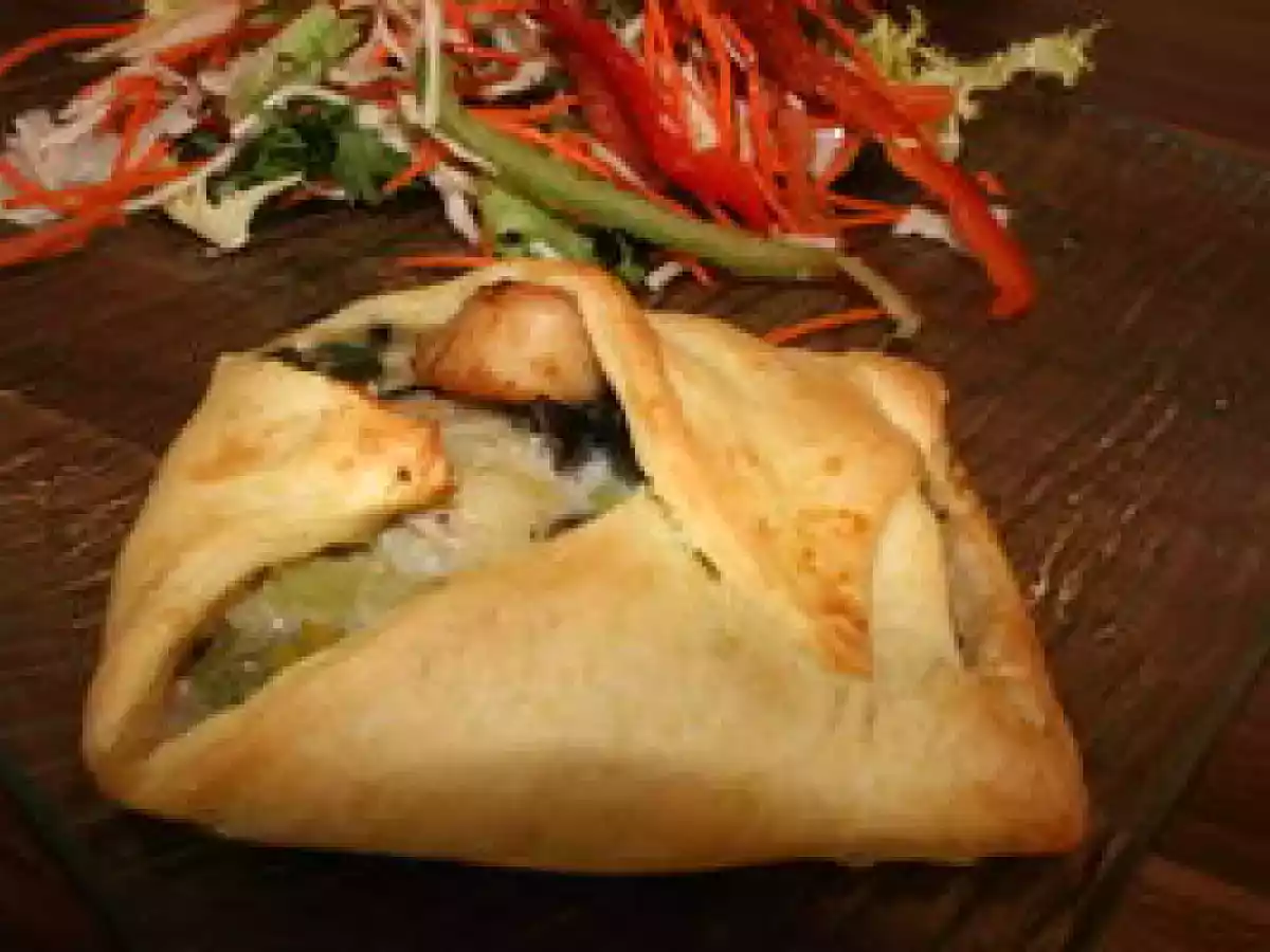 Feuilleté poireaux / St jacques