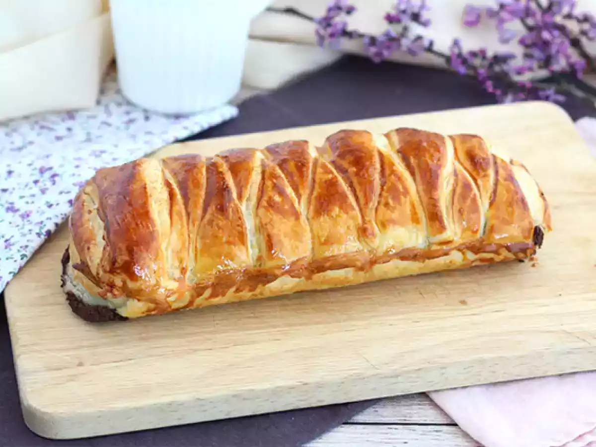 Feuilleté tressé au chocolat - photo 2