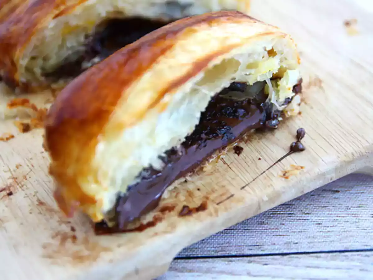 Feuilleté tressé au chocolat - photo 5