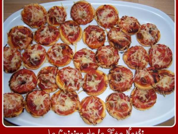 Feuilletés apéritif façon mini-pizzas