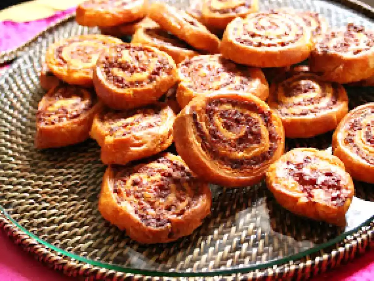 Feuilletés apéritifs au chorizo