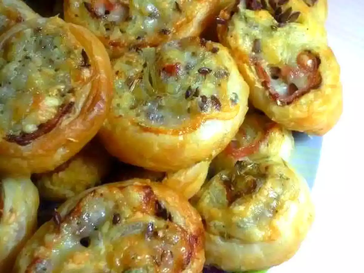 Feuilletés apéro à la tomme de brebis et moutarde alsacienne