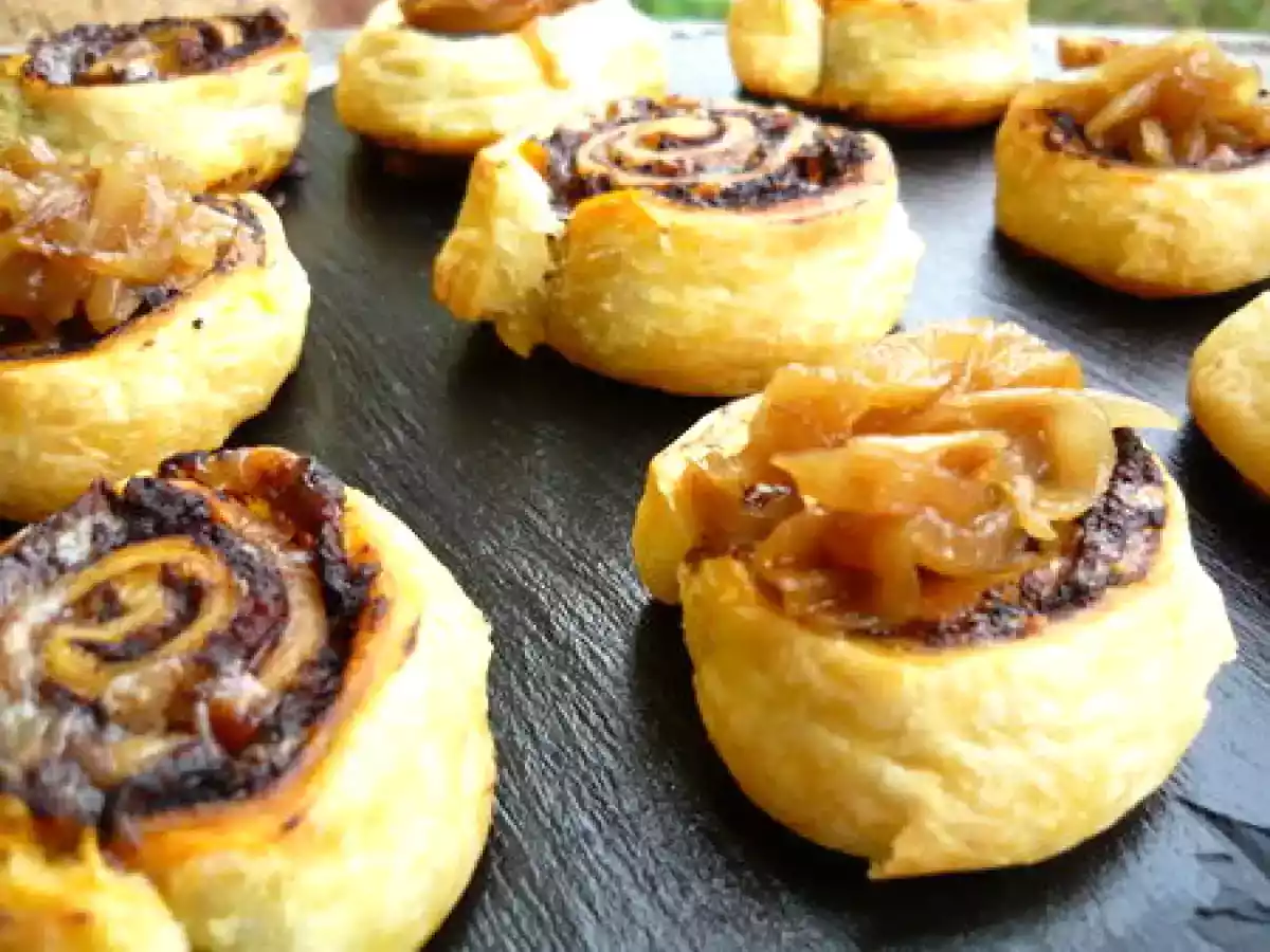 Feuilletés au boudin