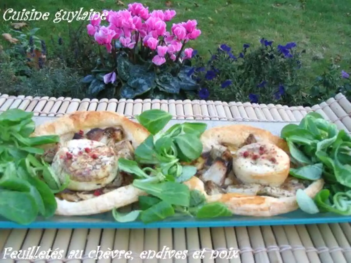 Feuilletés au chèvre, endives et noix - photo 3