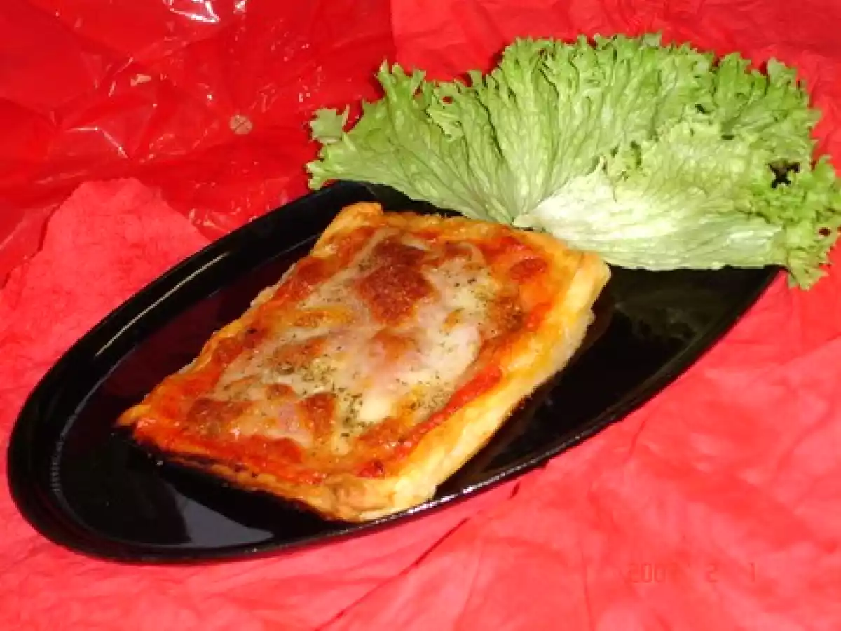 Feuilletés au fromage/jambon façon pizza - photo 2